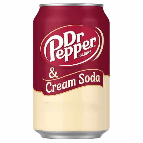  Dr Pepper & Cream Soda 355ml