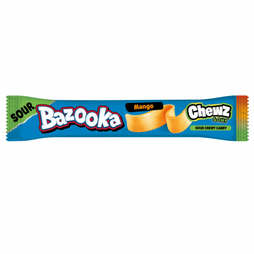 Bazooka Chewz Sour Bar Mango 14g