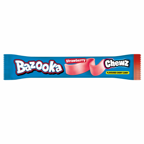 Bazooka Chew Bar Strawberry 14g