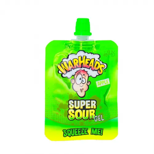 Warheads Super Sour Squeeze Me Gel Apple 20g