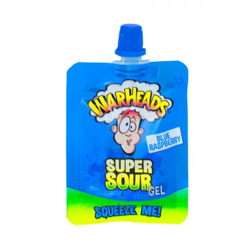Warheads Super Sour Squeeze Me Gel Blue Raspberry 20g