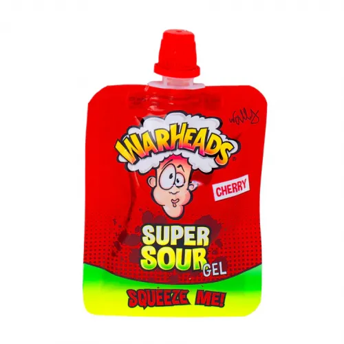 Warheads Super Sour Squeeze Me Gel Cherry 20g