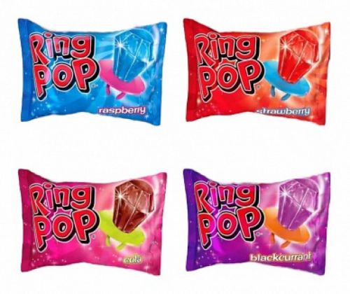  Bazooka Ring Pop Mixed Flavours 10g