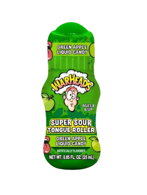 Warheads Super Sour Tongue Roller Green Apple  25ml